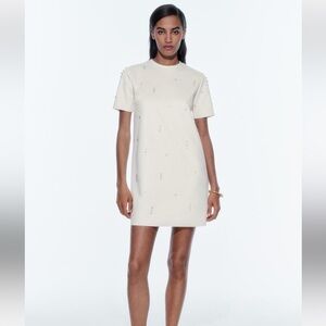 Faux Swede Jewel Dress